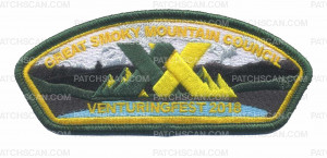 Patch Scan of Great Smoky Mountain Council Venturingfest 2018 CSP