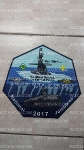 Patch Scan of CRC National Jamboree 2017 Back Patch #9