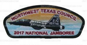 Patch Scan of Northwest Texas Council 2017 National Jamboree JSP KW1986