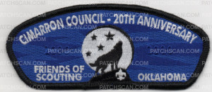 Patch Scan of CIMARRON FRIENDS OF SCOUTING 1