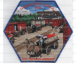 Patch Scan of 2017 Jamboree Center Patch (PO 87090)