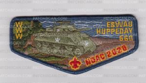 Patch Scan of Eswau Huppeday NOAC - Battle of the Bulge Flap