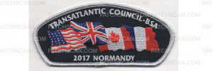 Patch Scan of Normandy Camporee CSP Grey Border (PO 