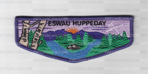 Patch Scan of Eswau Huppeday 2018 Purple Sky Flap