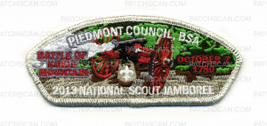 Patch Scan of 2013 Jamboree- Piedmont Council- #213158