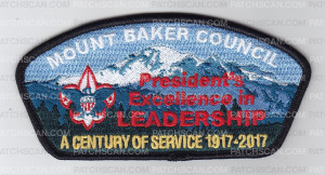 Patch Scan of President's Excellence in Leadership CSP