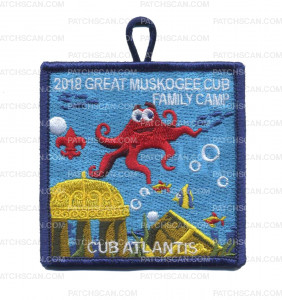 Patch Scan of 2018 Great Muskogee Cub Family Camp