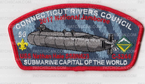 Patch Scan of CRC National Jamboree 2017 Nathan Hale #56