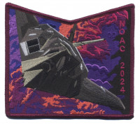 209 F-117 NOAC 2024 pocket patch Longhorn Council #582