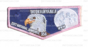Patch Scan of Tatokainyanka 356 2017 National Jamboree Flap Bald Eagle