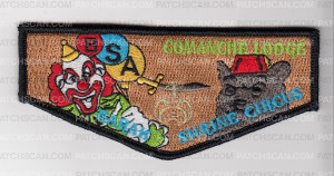 Patch Scan of Comanche Lodge Barak Shriner Circus OA Flap