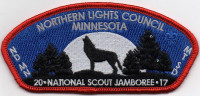 NORTHERN LIGHTS  JAMBOREE CSP-MN RED Northern Lights Council #429