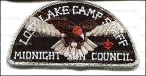 Patch Scan of Lost Lake Camp Staff CSP Vulture Silver