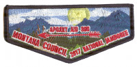 Montana Council Apoxky Aio 300 2017 National Jamboree Flap Montana Council #315