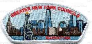 Patch Scan of Greater New Council- Freedom Tower CSP - white border Manhattan