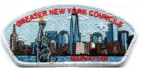 Greater New Council- Freedom Tower CSP - white border Manhattan Greater New York, Manhattan Council #643