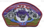 Patch Scan of Pathway to Adventure Council Fellowship & Service CSP red met bdr