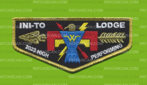 Patch Scan of INI-TO Lodge High Performing 2023(Black)