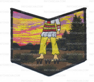 Patch Scan of Semialachee Lodge 239 Pocket Piece Black Border