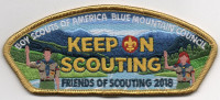 KEEP ON SCOUTING GOLD Blue Mountain Council #604