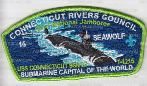 Patch Scan of CRC National Jamboree 2017 Connecticut #16