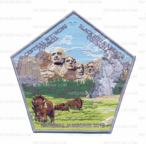 Patch Scan of CWC/BHAC - 2013 NATIONAL JAMBOREE BACK PATCH