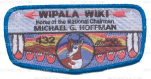 Patch Scan of Wipala Wiki 432 Michael G. Hoffman Flap - Blue Border
