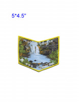 Pellissippi 230 NOAC 2024 pocket patch yellow border Great Smoky Mountain Council #557