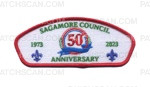 Patch Scan of Sagamore Council 50th Anniversary CSP 