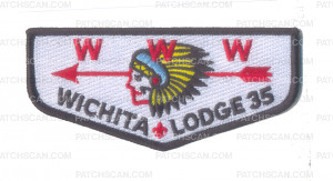 Patch Scan of Wichita Lodge 35 W W W Flap