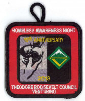 X166634A HOMELESS AWARENESS Theodore Roosevelt Council #386