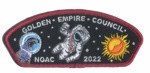 Golden Empire Council- NOAC 2022 (Red Metallic Border) Golden Empire Council #47