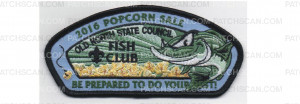 Patch Scan of Popcorn Sale 2016 Fish Club (PO 86651)
