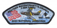 2023 NSJ Western Mass F-86H Sabre (Black)  Western Massachusetts Council #234