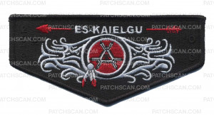 Patch Scan of ES Kaielgu 2018 NOAC Flap Black Background