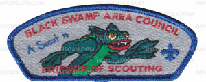Patch Scan of Black Swamp Area Council- FOS Metallic Patch 