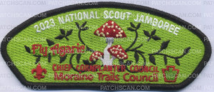 Patch Scan of 455239- 2023 National Jamboree - Fly Agarie 