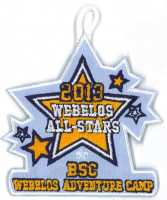 X168760A WEBELOS ALL-STARS 2013  Mecklenburg County Council #415