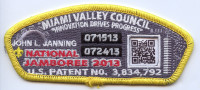 TB 212483 MVC Jambo CSP LCD Yellow Miami Valley Council #444