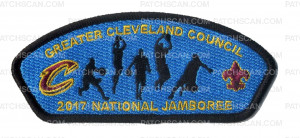 Patch Scan of Greater Cleveland Council 2017 National Jamboree JSP Blue Bkg