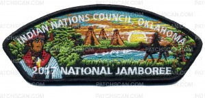 Patch Scan of Indian Nations Council- 2017 National Jamboree- (Creek) 