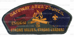 Patch Scan of Gateway Area Council Wood Badge CSP 2014