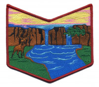 2017 National Jamboree - Wachtschu Mawachpo Lodge - Pocket Piece - Red Border Westark Area Council #16 merged with Quapaw Council