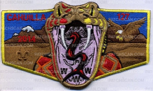 Patch Scan of Cahuilla 127 - Pocket Flap Eagle