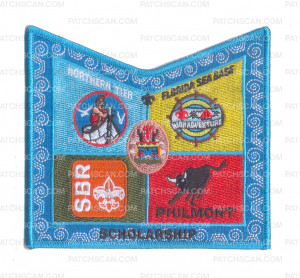 Patch Scan of Wipala Wiki 432 Scholarship Pocket Piece (blue inner border)