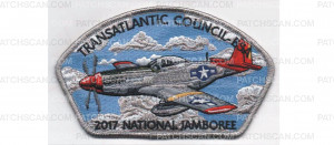 Patch Scan of Jamboree CSP P51 Mustang silver border (PO 87014)