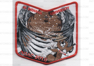 Patch Scan of 2018 NOAC Pocket Patch Red Border (PO 87606)