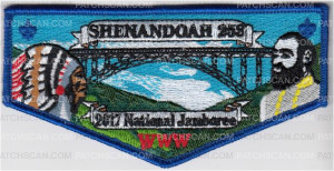 Patch Scan of Shenandoah 258 2017 National Jamboree
