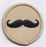 Mustache Patrol Patch ClassB