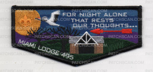 Patch Scan of MIAMI LODGE FLAP COLORED